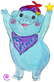 Siggy the Piggy Bank Star